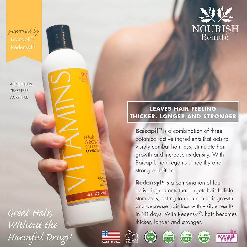 Nourish Beaute Vitamins Conditioner foamy lather ready for cleansing