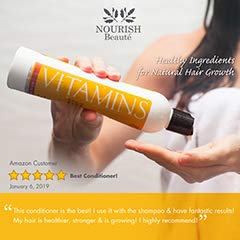 Nourish Beaute Vitamins Conditioner length shine promotes smooth, glossy strands
