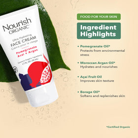 Acerola cherry actives in Nourish Organic formula provide vitamin-rich nourishment