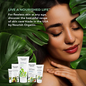 Nourish Organic Fragrance-Free Cleanser closeup, unscented skin-friendly formula