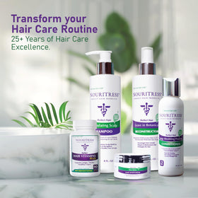 NouriTress Perfect Hair Vitamins Plus in natural light for premium feel