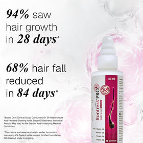 Nova Bloom Bontress PRO+ packaging closeup shows the peptide blend branding.
