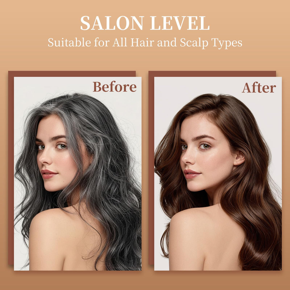 NOVA DYE foam lather reveals rich, even color during wash.
