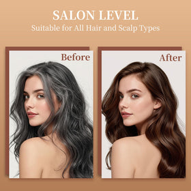 NOVA DYE foam lather reveals rich, even color during wash.