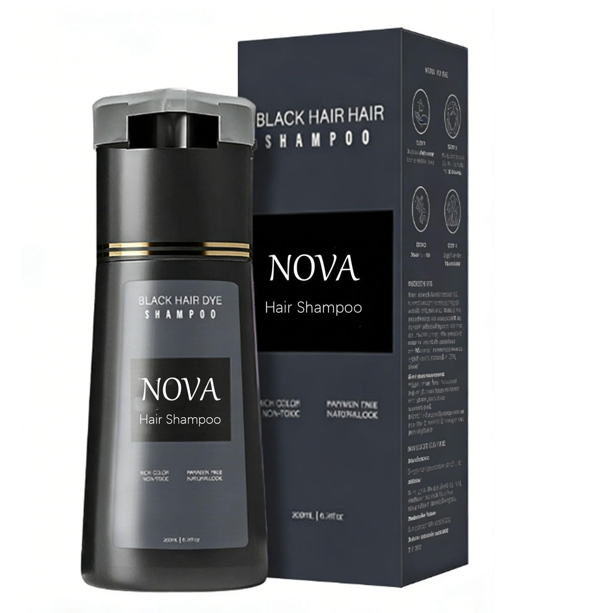 Nova hair shampoo wait time of 15-20 minutes for color development