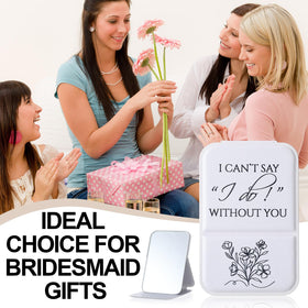 Novabright gift-ready bridesmaid mirrors with a sentimental message