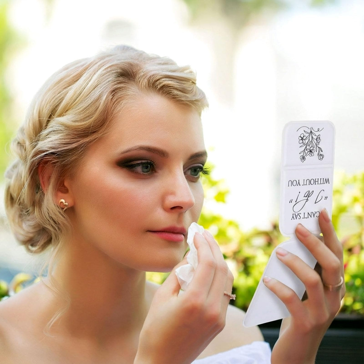 Novabright portable bridal mirrors ideal for purse or clutch