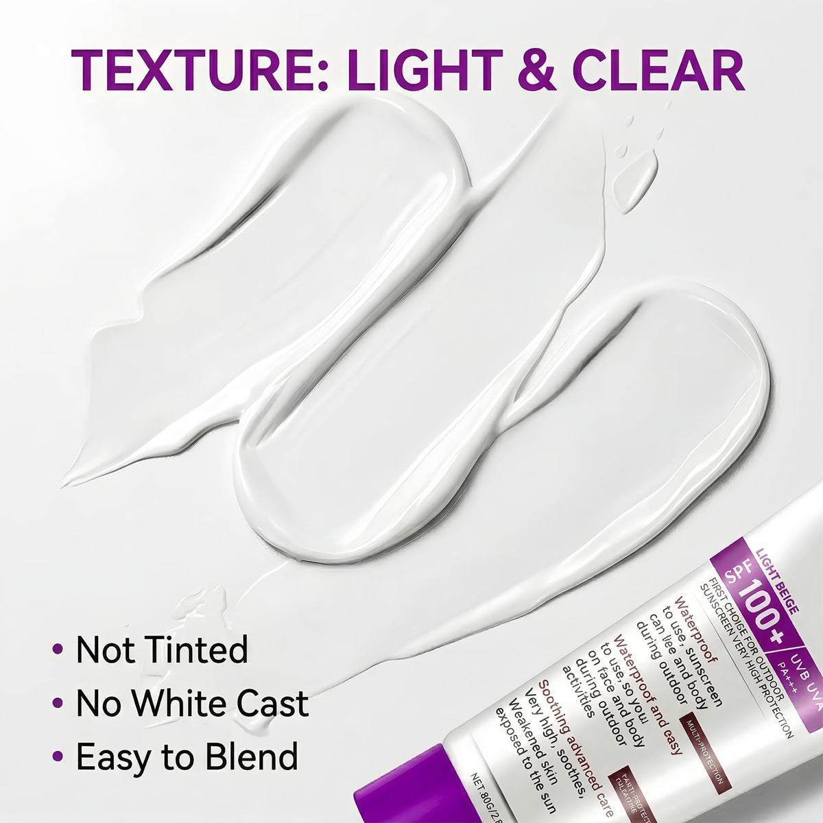 NovaCharm SPF100 dual-tube display ready for travel and protection