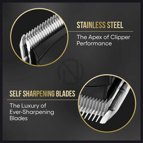 NOVAH blade compatibility diagram highlights universal fit across multiple clippers