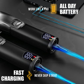 Novah Grooming fast-charging feature reduces downtime between sessions.