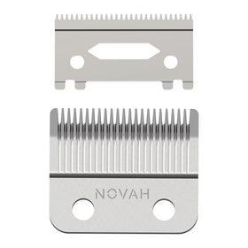 NOVAH Hair Clipper Replacement Blade front view with precision steel for clean cuts