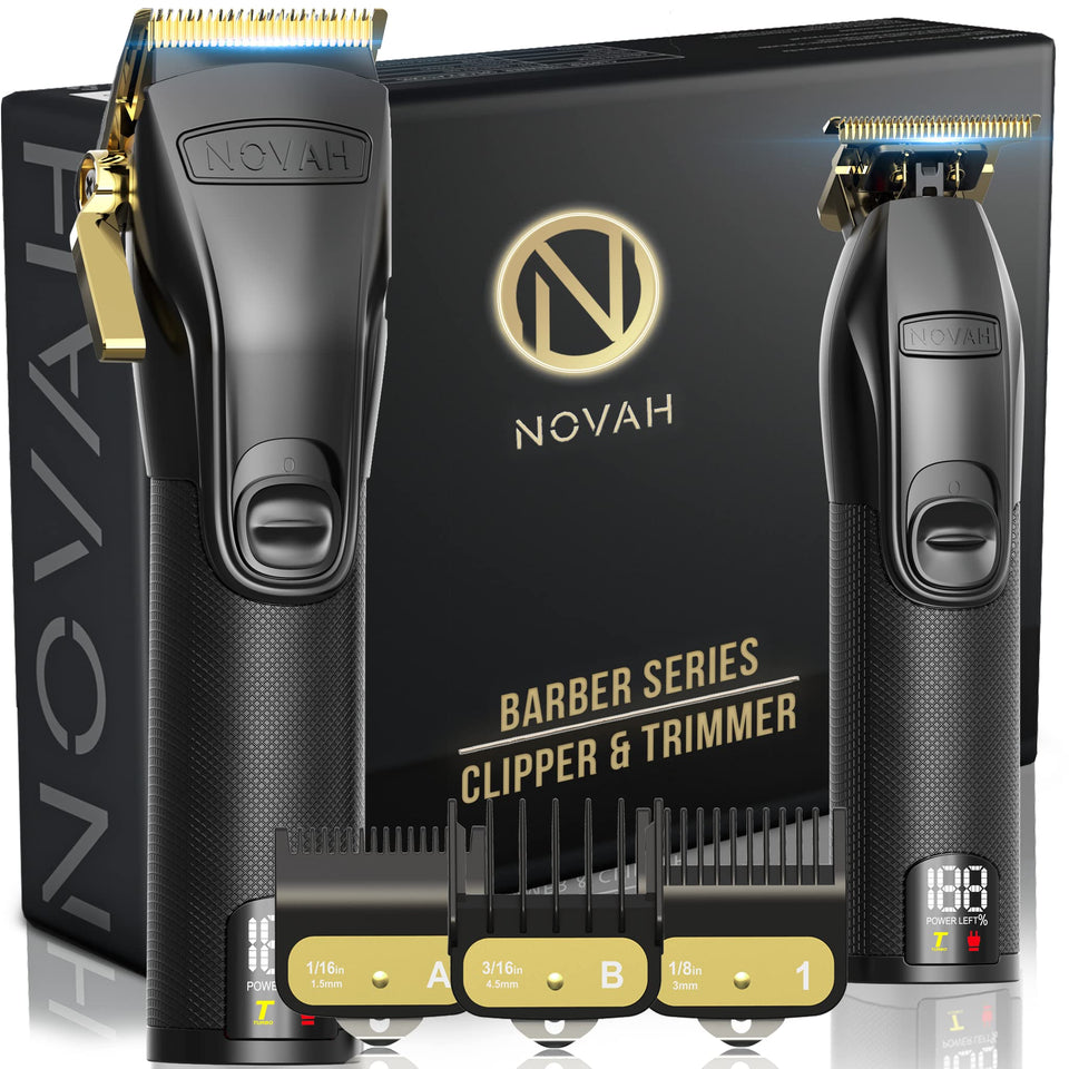 Novah Grooming professional hair clippers set for versatile barber-grade cuts.