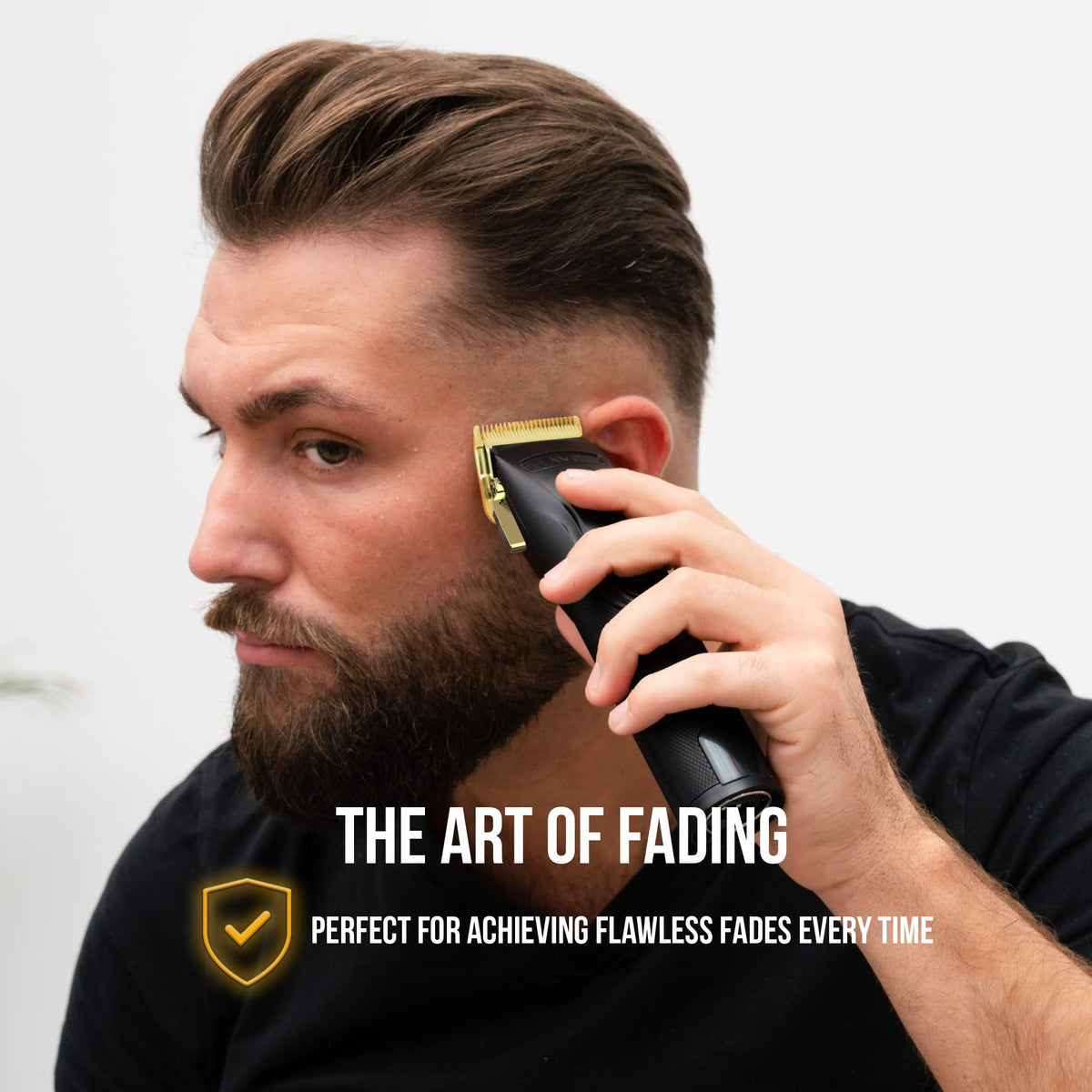 Novah Grooming six guards offer adjustable lengths for fades and blends.