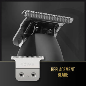 NOVAH Hair Trimmer Replacement Blade features universal fit for hassle-free replacements.