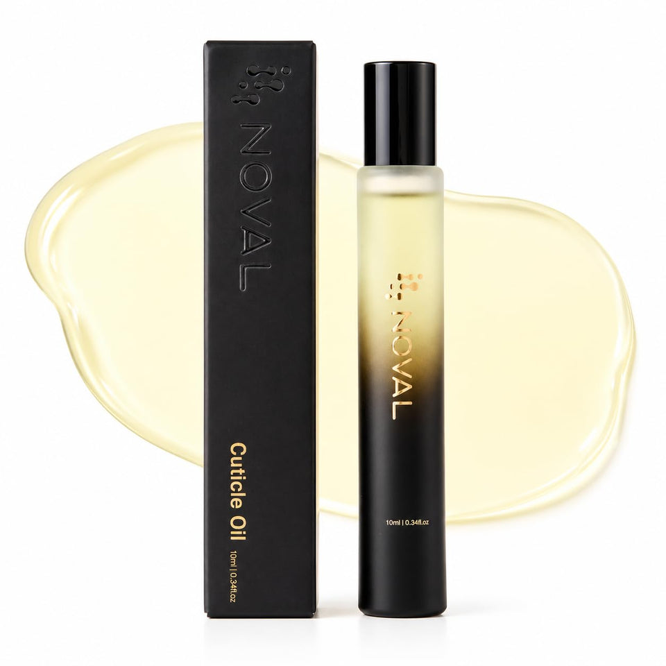 NOVAL roll-on cuticle oil with cedar scent delivers fast hydration for nails
