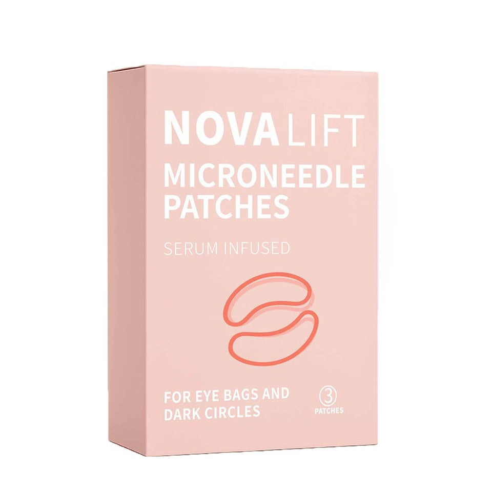 NOVALIFT Eye Patches with caffeine and hyaluronic acid deliver hydration for smoother under-eye skin