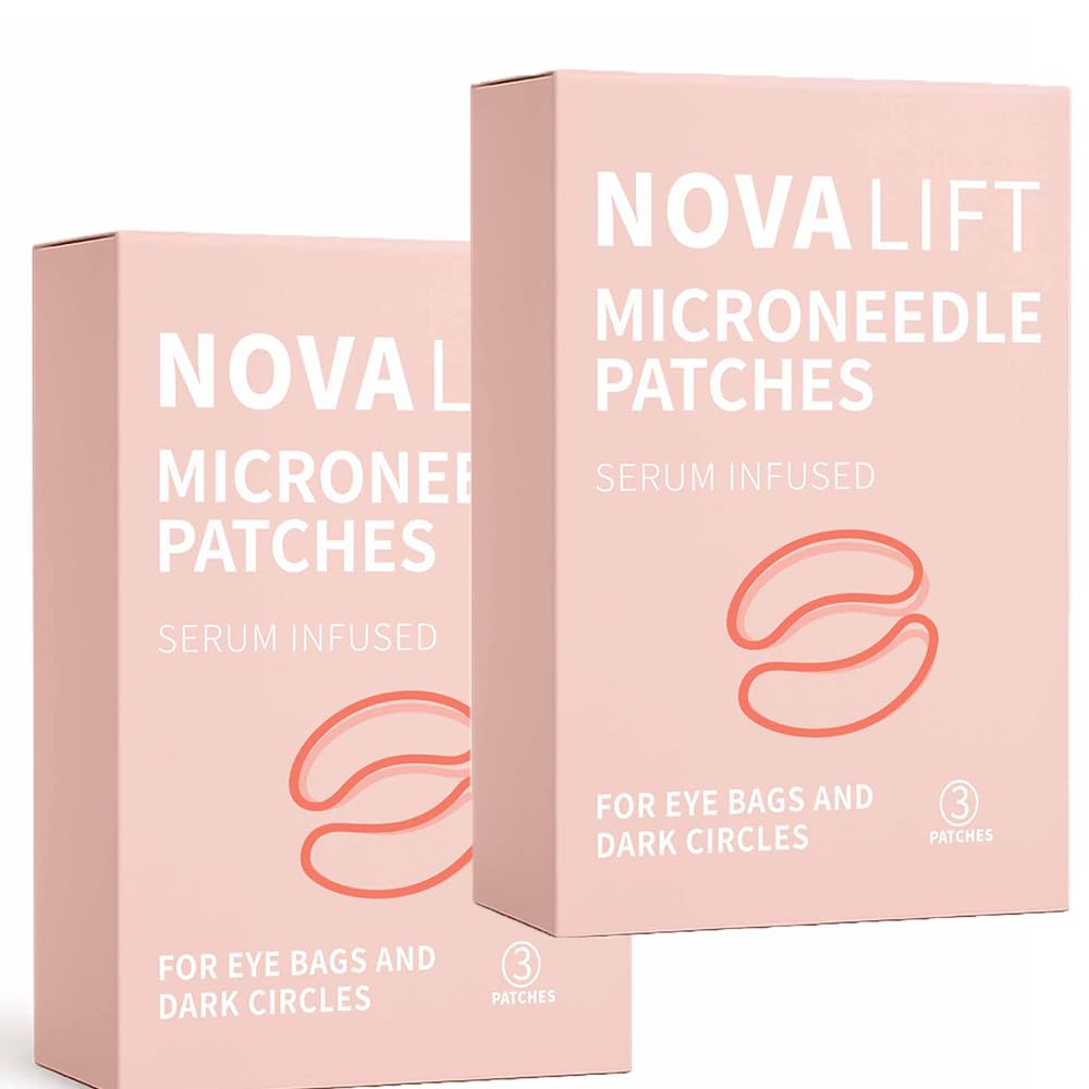 NOVALIFT Eye Patches with caffeine and hyaluronic acid for refreshed under-eye skin.