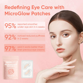 NOVALIFT eye patches for gentle forehead area care.
