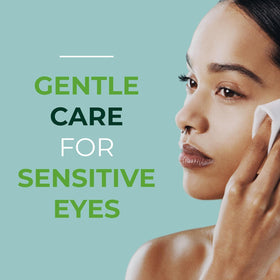 NOVEHA eyelash wipes with green tea and chamomile soothe lashes.