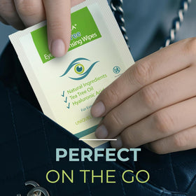NOVEHA skin friendly wipes for blepharitis routine and daily care.