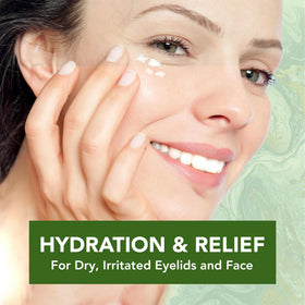 Soft focus on refreshed eye area after using NOVEHA.