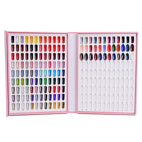 Noverlife 216 nail colors chart display inside view highlights organized color rooms