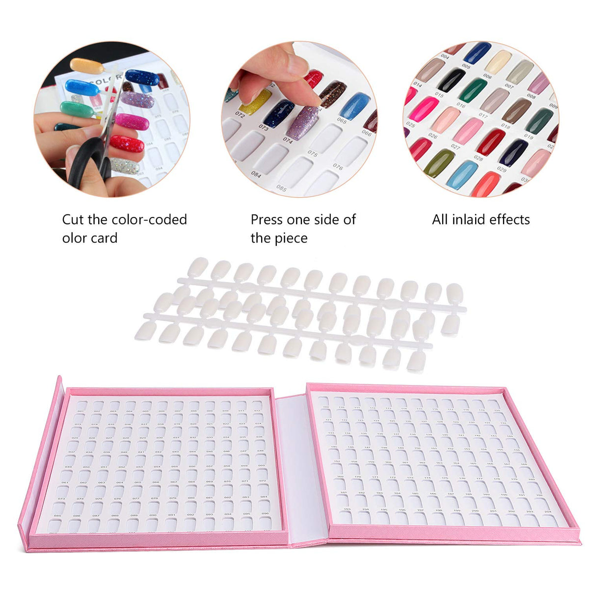 Noverlife 240 nail tips flat-back for secure easy attachment