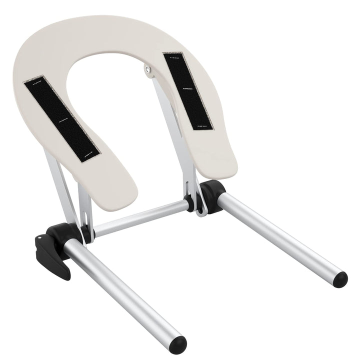 Noverlife aluminum universal face cradle with adjustable headrest for comfortable massage sessions.