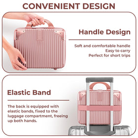Noverlife compact travel case fits cosmetics and essentials.