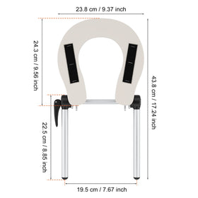 Noverlife durable aluminum frame offers sturdy support for professional use.