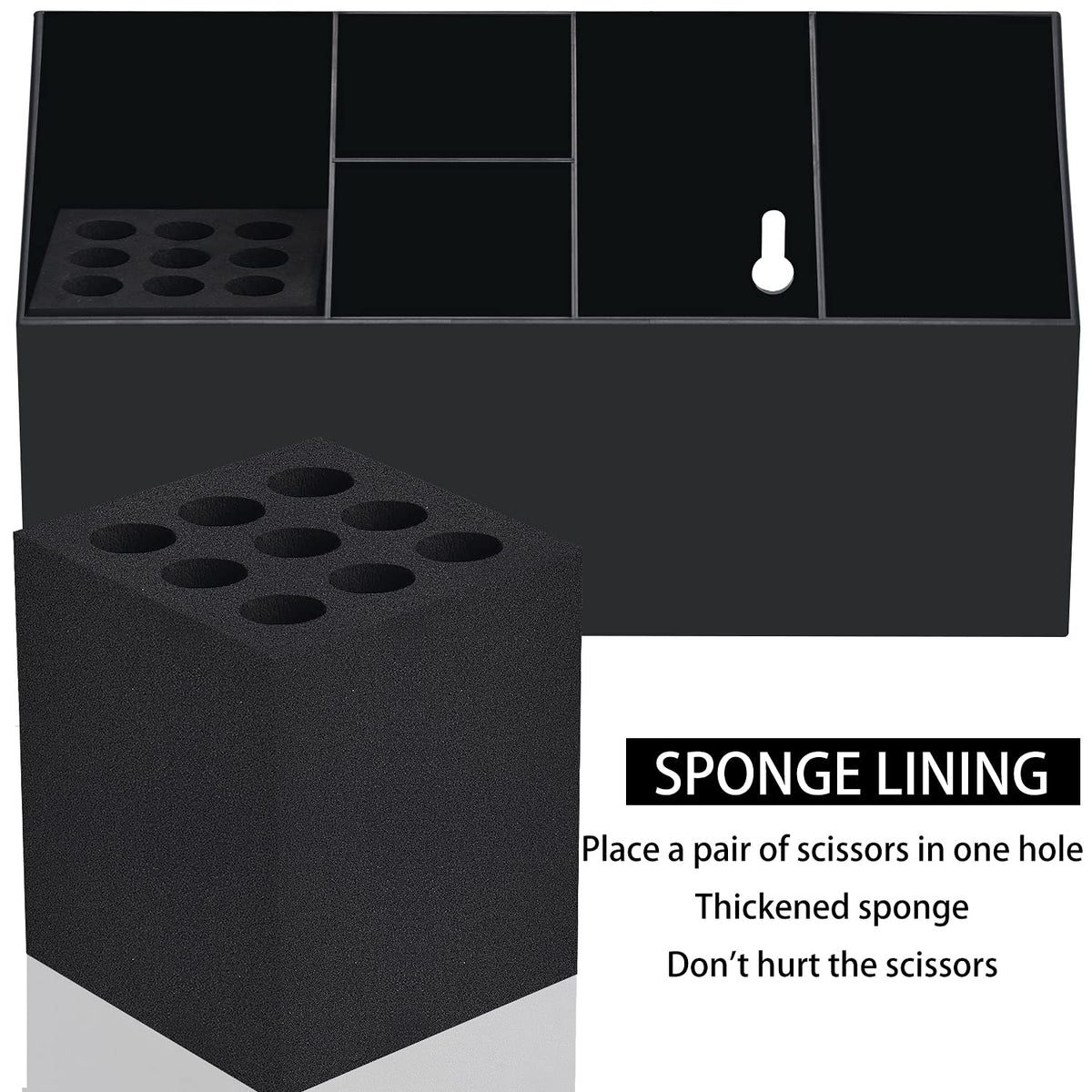 Noverlife dye brush and clips organizer streamlines tool management