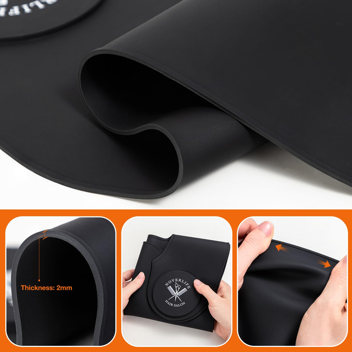 Noverlife easy-clean silicone shows simple maintenance between clients