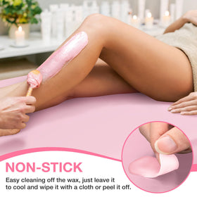 Noverlife esthetician wax pad is reusable to reduce disposables.