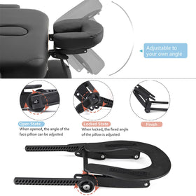 Noverlife Face Cradle installs quickly with clips and rods
