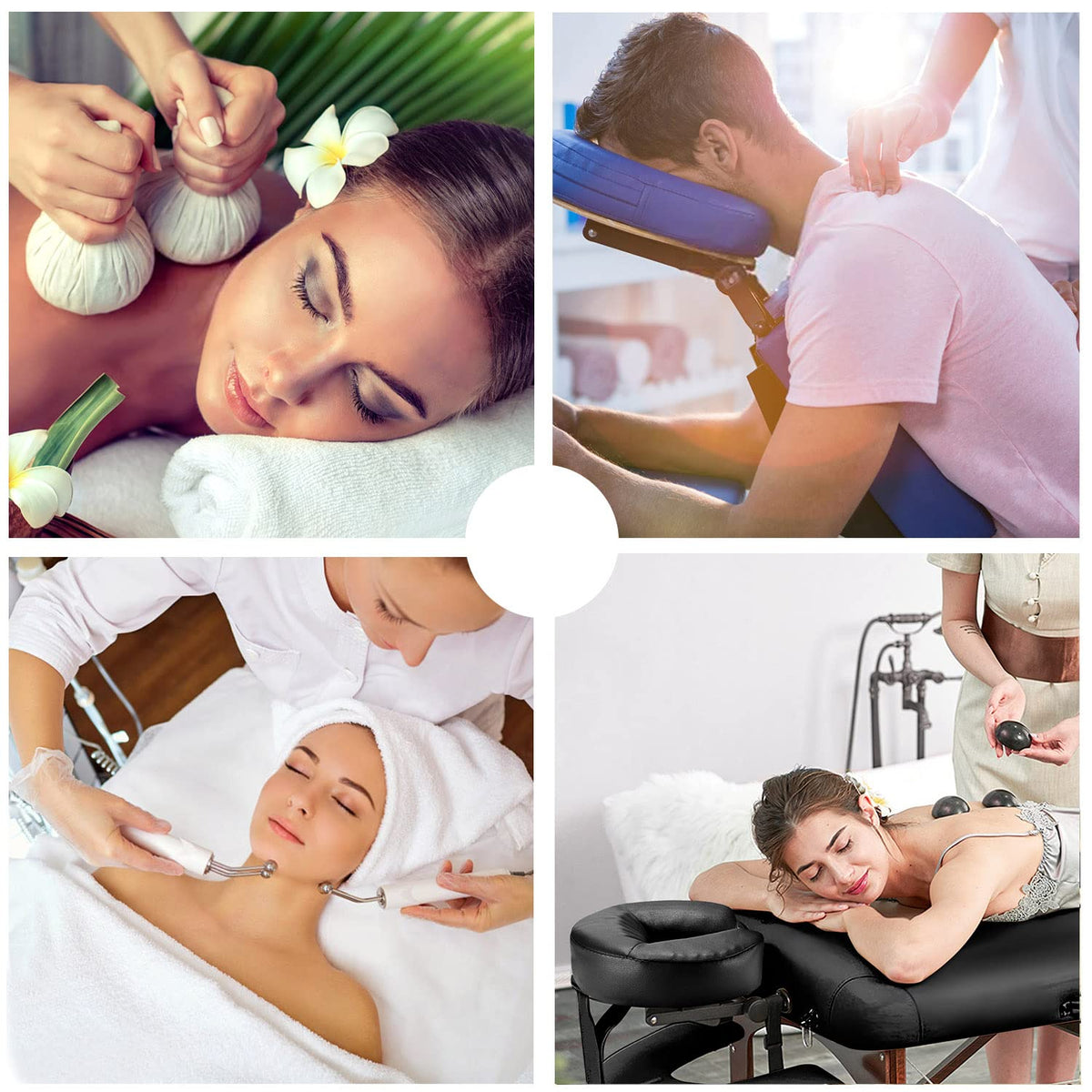 Noverlife Face Cradle adjustable rods enable precise positioning