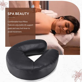 Noverlife memory foam face pillow contours to facial features for steady support.