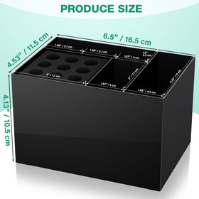 Noverlife scissor holder box supports pristine workstation organization for barbers.