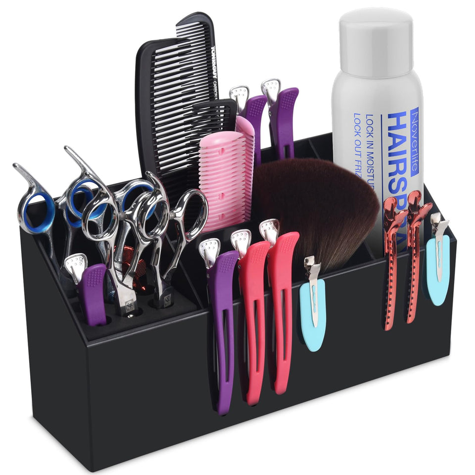Noverlife hair scissors storage box keeps tools organized and within reach