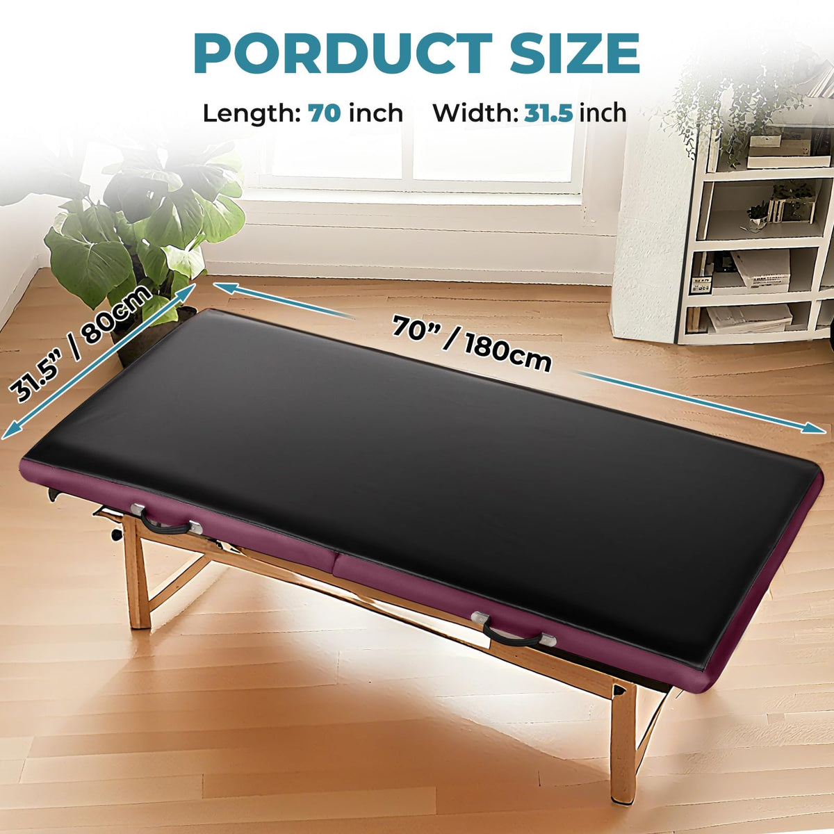 Noverlife massage bed cover is versatile for lash and massage sessions.