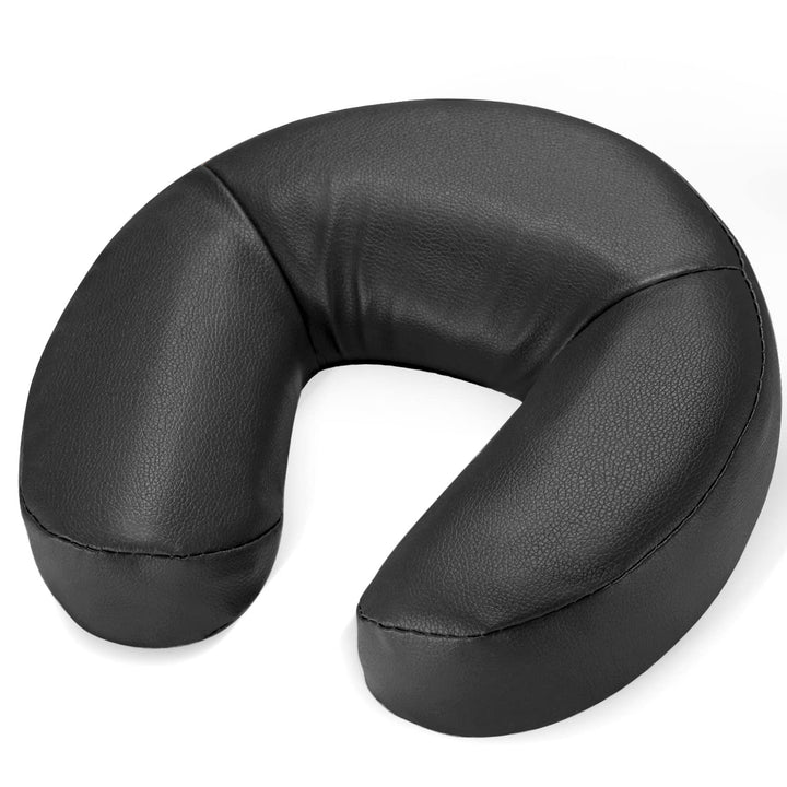 Noverlife massage face cradle cushion on a table for client comfort.