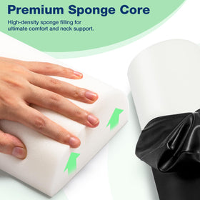 PU leather outer case of Noverlife bolster keeps it soft and easy to wipe clean.