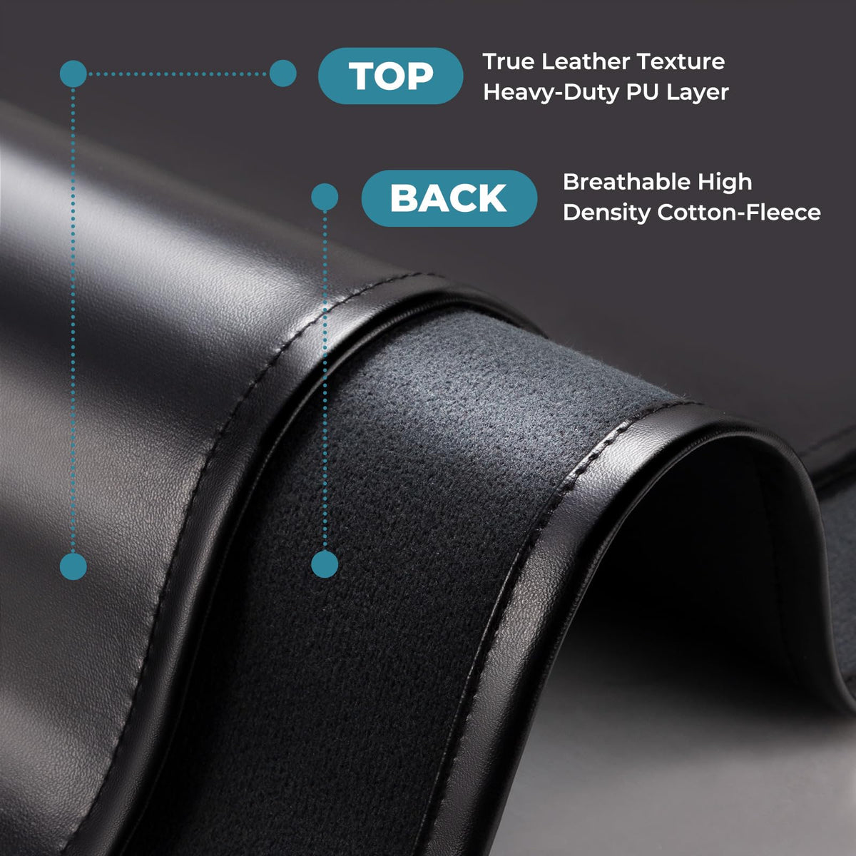 Noverlife replacement table cover revives worn surfaces with a fresh look.