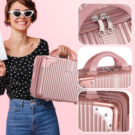 Noverlife rose-gold finish adds a stylish touch to any trip.