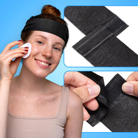 Noverlife stretchable headband fits most head sizes and stays in place