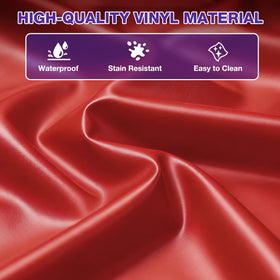 Noverlife Vinyl Queen mattress provides an easy-clean surface for quick upkeep.