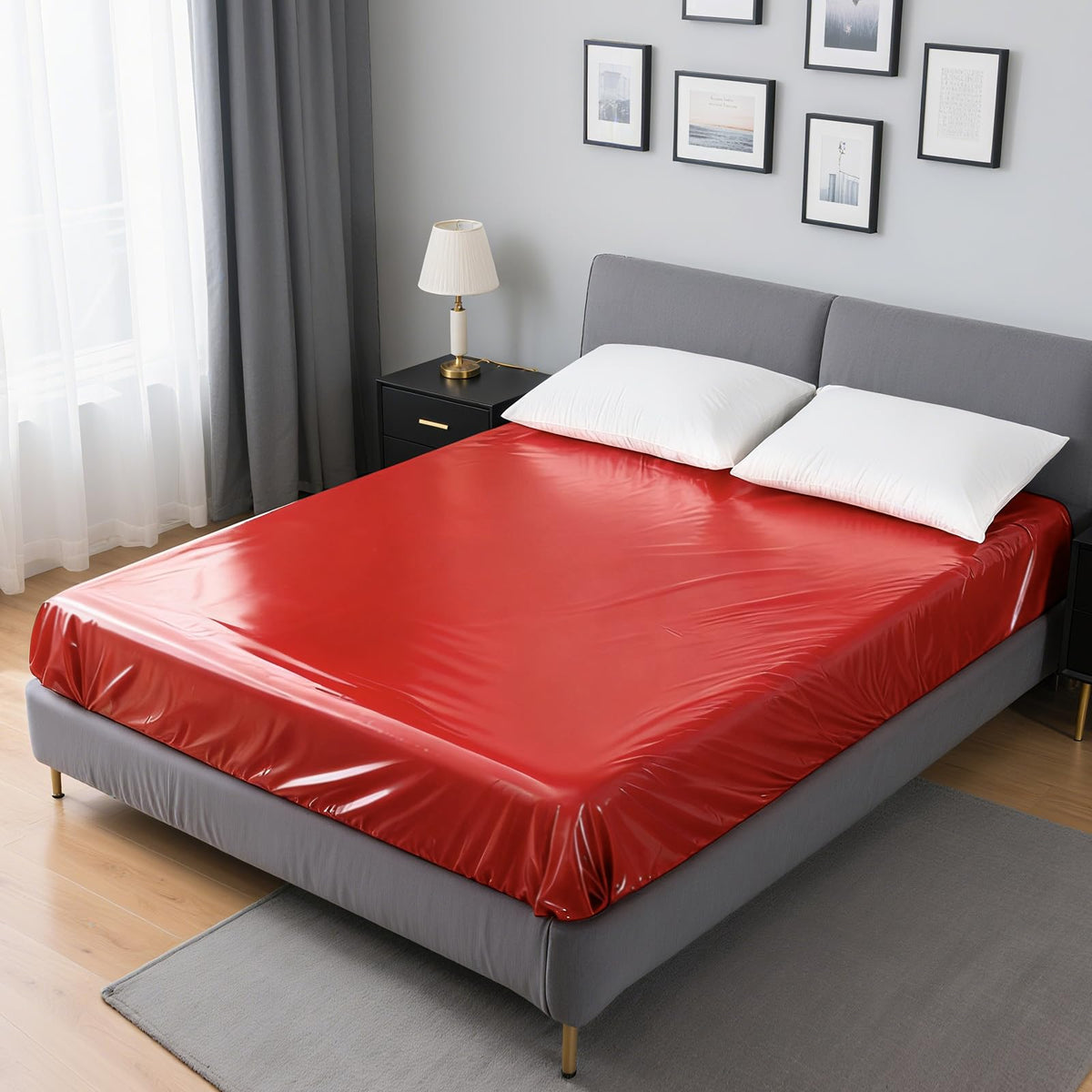 Noverlife Vinyl Queen mattress preserves a hygienic surface for massages and oils.