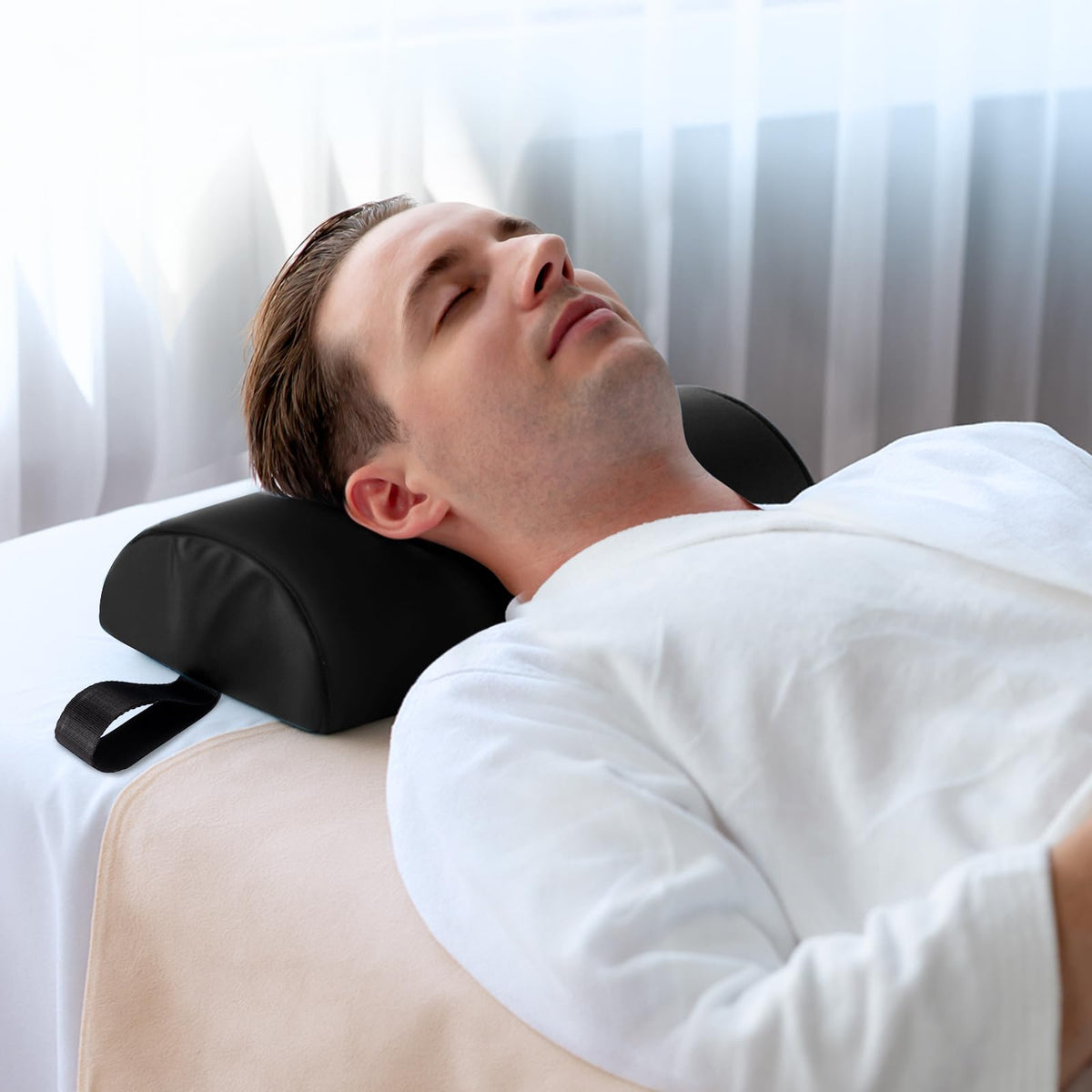 Waterproof, stain-resistant surface helps maintain a clean massage space.