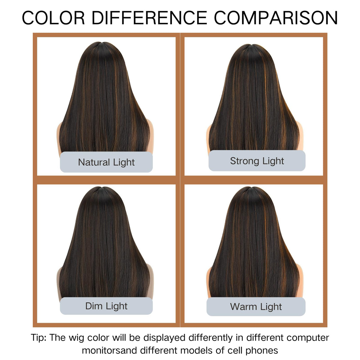 NOVFLKW wearable wig for casual daily looks, quick style upgrade.