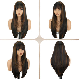 NOVFLKW wig cap inside adjustable strap for secure fit and comfort.