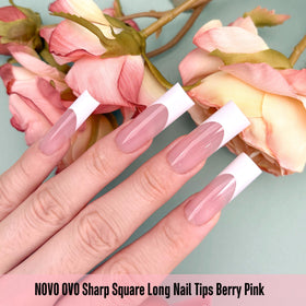 NOVO OVO 15-size nail tips fit a wide range of nail beds for a custom fit.